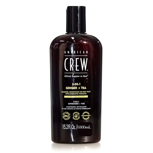 [40924] 3 EN 1 ENERGIZING 1000ML CHAMPU/ ACON/ GEL- AMERICAN CREW