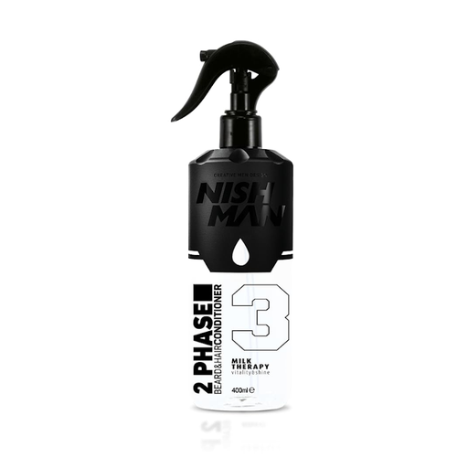 [NMN-118-03] ACONDICIONADOR SPRAY BIFÁSICO 3 MILK THERAPY 400ml - NISHMAN