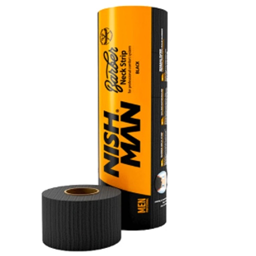 [NMN-134-N] PAPEL CUELLO NEGRO TUBO DE 5 ROLLOS - NISHMAN