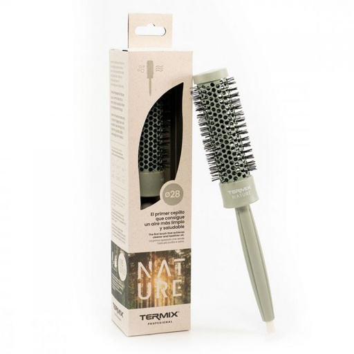 [40560] CEPILLO REDONDO PROFESIONAL NATURE 28 - TERMIX
