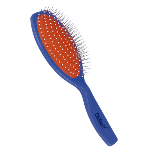 [00160/2] CEPILLO FUELLE PUA DE METAL CON BOLA AZUL OSCURO GRANDE - EUROSTIL