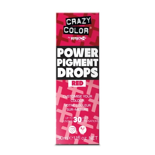 [CC002624] PIGMENTO PURO ROJO 30ML - CRAZY COLOR