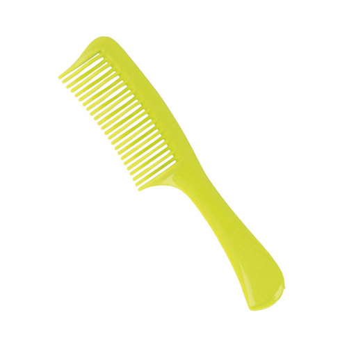 [00407/3] PEINE ESCARPIDOR PÚA CURVADA GRANDE 16CM AMARILLO - EUROSTIL