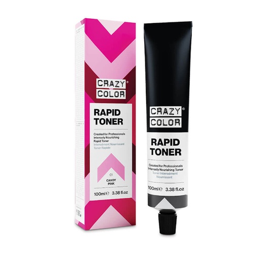 [CC002706] TINTE TONER CANDY PINK 100ML - CRAZY COLOR