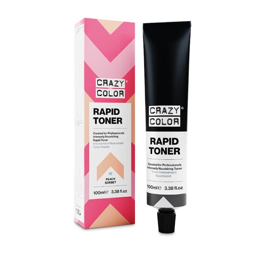 [CC002707] TINTE TONER PEACH SORBET 100ML - CRAZY COLOR