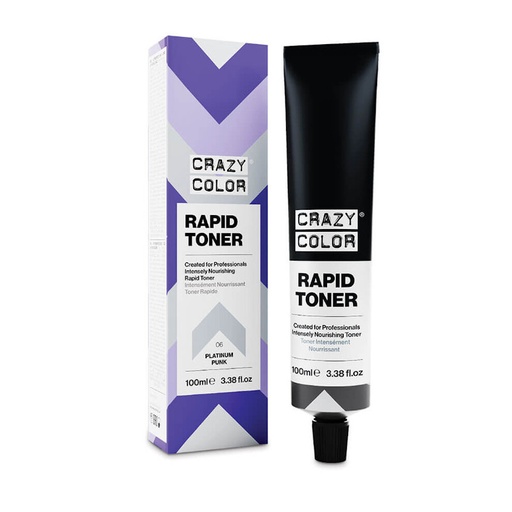 [CC002711] TINTE TONER PLATINUM PUNK 100ML - CRAZY COLOR