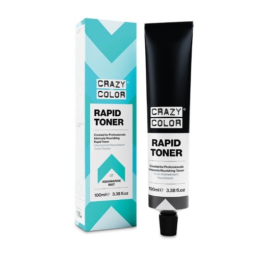 [CC002712] TINTE TONER AQUAMARINE RIOT 100ML - CRAZY COLOR