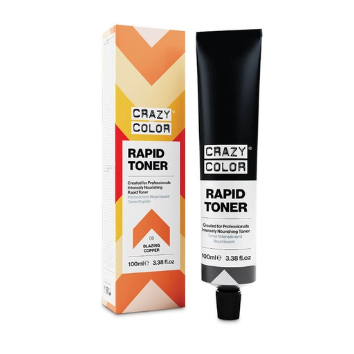 [CC002713] TINTE TONER BLAZING COPPER 100ML - CRAZY COLOR