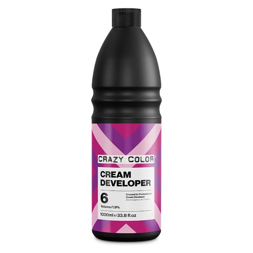[CC002994] CREMA OXIDANTE VOL 6 1L - CRAZY COLOR