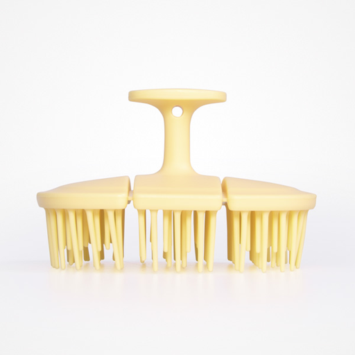 [BFCEP45934 43813] CEPILLO TRIPLE PLIEGUE PARA CUERO CABELLUDO AMARILLO - BIFULL