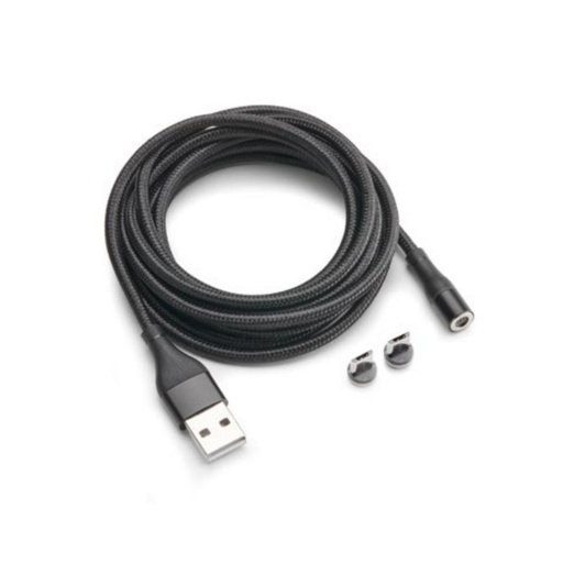 [ACVMAGTOBAR] CABLE CARGA USB + MINI USB MAGNÉTICO - GAMMA PIU