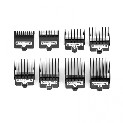 [BA0001] SET 8 PEINES PLÁSTICO ORO - BABYLISS PRO