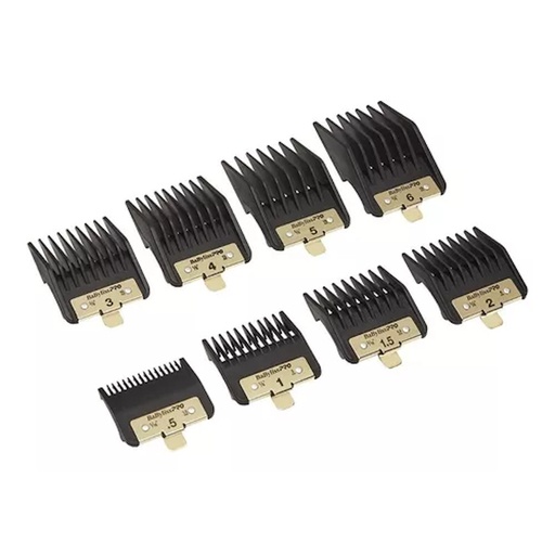 [BAB0026 35980] PACK 8 PEINES PARA MÁQUINAS - BABYLISS PRO