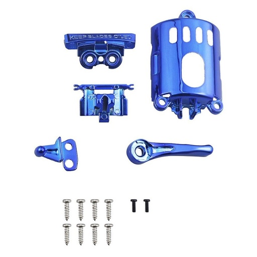 [157064] KIT COMPLETO CUBREMOTOR AZUL TRANSPARENTE