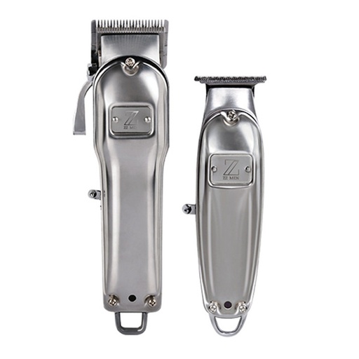 [ZZMAQ44718  33957] PACK MÁQUINAS TOP CUT TC-00 & TCT-00 SILVER - PERFECT BEAUTY