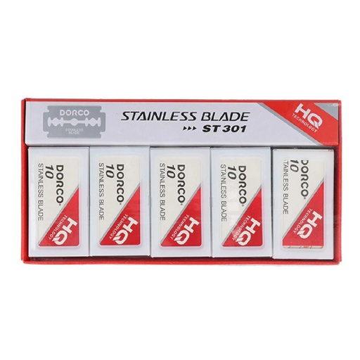 [DO-ST301R] CUCHILLAS STAINLESS RED 100 HOJAS - DORCO