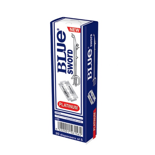 [H0504104] CAJA 100 CUCHILLAS ENTERAS BLUE SWORD - FAMA
