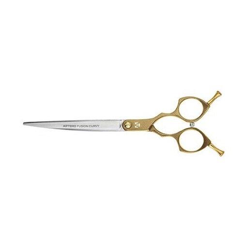 [T46260] TIJERA FUSION CURVY GOLD 6" - ARTERO