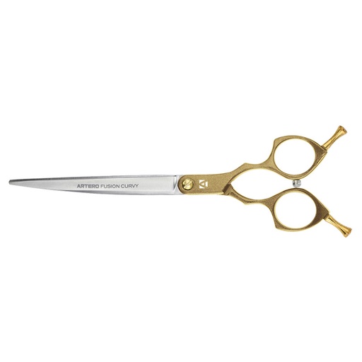 [T46470] TIJERA FUSION CURVY GOLD 7" - ARTERO