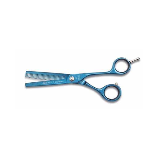 [12817  38071] TIJERA ESCULPIR 6.0" SILEX AZUL - 3 CLAVELES