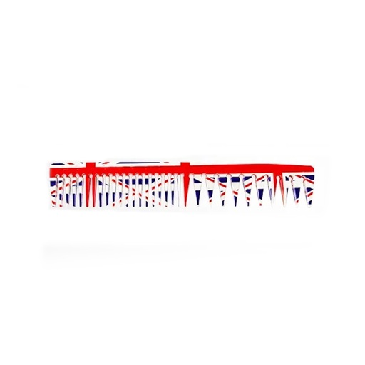 [ZZPEI44487 31110] PEINE DOBLE BATIDOR UNION JACK LINE Nº2 - ZZ MEN