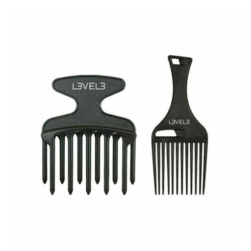 [CS001SET 42692] 2 PEINES AFRO/DIVIDIR CABELLO - L3VEL3
