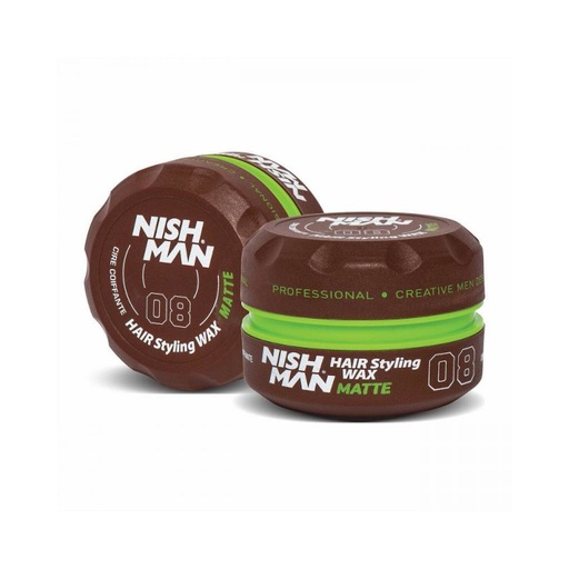 [NMN-100-08] CERA AQUA STYLING WAX 08 MATTE 150ml - NISHMAN