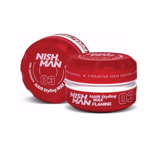 [NMN-100-03] CERA AQUA STYLING WAX 03 FLAMING 150ml - NISHMAN