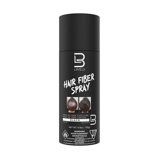 [HCK0102] SPRAY FIBRAS CAPILARES 125g NEGRO - L3VEL3