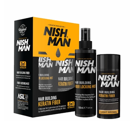 [NMN-160-LIG] KIT KERATINA 2en1 CASTAÑO CL. - NISHMAN
