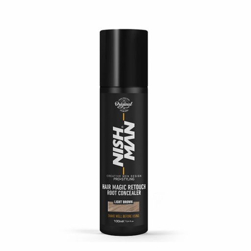 [NM-MR100-LIG] SPRAY COLOR LIGHT BROWN MAGIC RETOUCH 100 ML - NISHMAN