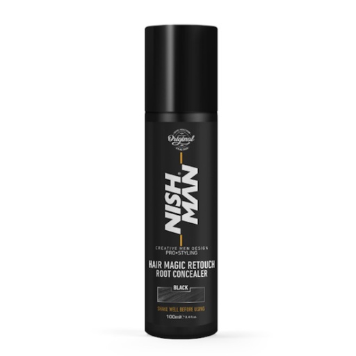 [NM-MR100-BLA] SPRAY COLOR BLACK MAGIC RETOUCH 100ml - NISHMAN
