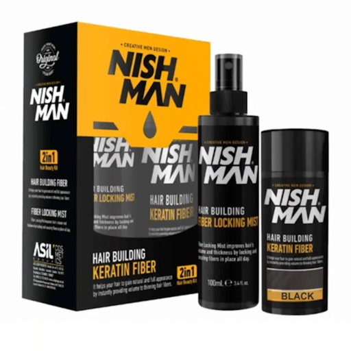 [NMN-160-BLA] KIT KERATINA 2en1 NEGRO - NISHMAN
