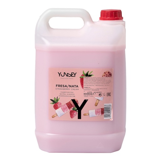 [50356] CHAMPÚ NEUTRO FRESA Y NATA 5 LITROS - YUNSEY