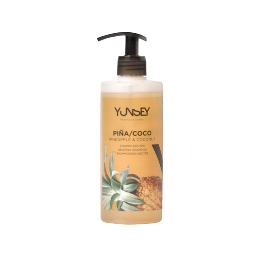 [504890000000] CHAMPÚ NEUTRO PIÑA Y COCO 400ml - YUNSEY