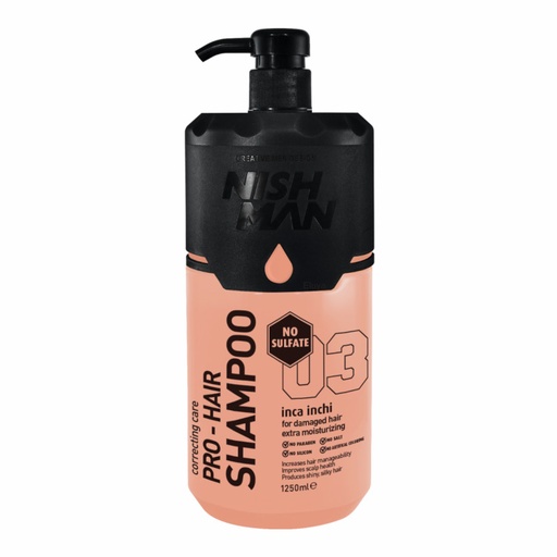 [NMN-117-INC] CHAMPÚ SIN SAL/SULFATOS INCA INCHI 1.25L - NISHMAN
