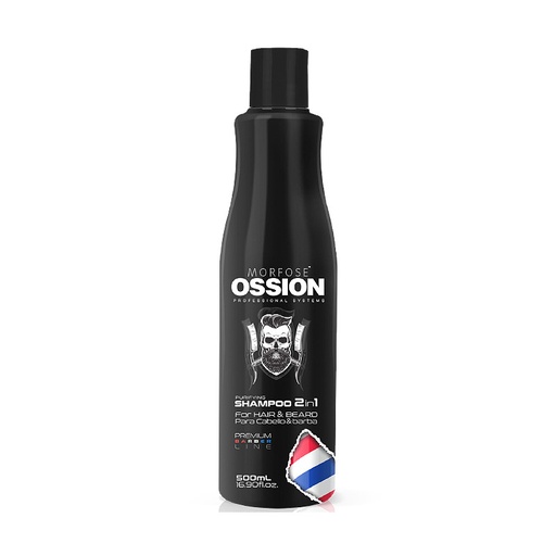 [OSS-1012 41674] CHAMPÚ 2 en 1 CABELLO BARBA 500ML - OSSION