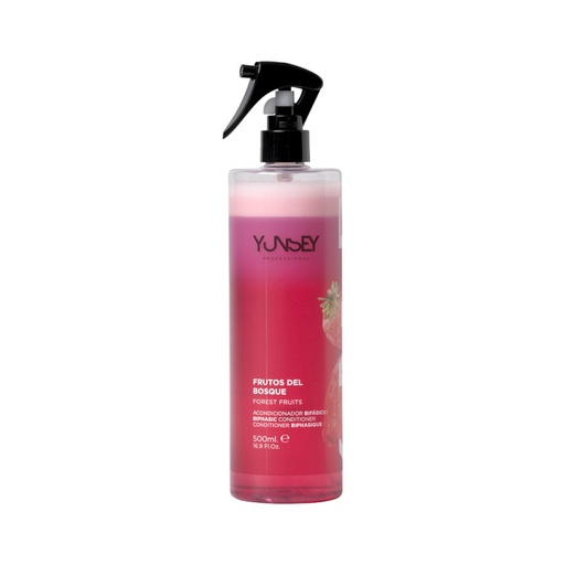 [503430001200] ACOND. BIFÁSICO FRUTOS DEL BOSQUE 500ml - YUNSEY