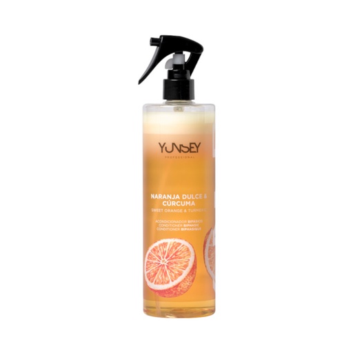 [507070000000] ACOND. BIFÁSICO NARANJA/CÚRCUMA 500ml - YUNSEY