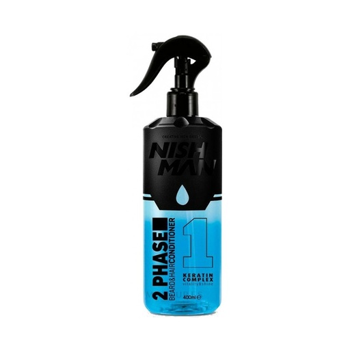[NMN-118-01] ACONDICIONADOR SPRAY BIFÁSICO 1 KERATIN 400ml - NISHMAN