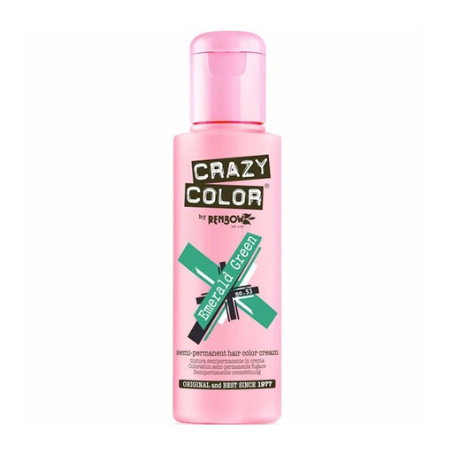 [CC002243 12383] TINTE SEMIPERMANENTE Nº53 EMERALD GREEN - CRAZY COLOR