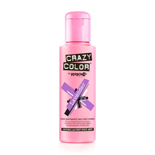 [CC002244 12384] TINTE SEMIPERMANENTE Nº54 LAVENDER 100ml - CRAZY COLOR