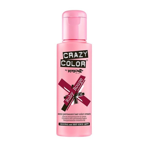 [CC002277 15392] TINTE SEMIPERMANENTE Nº66 RUBY ROUGE 100ml - CRAZY COLOR