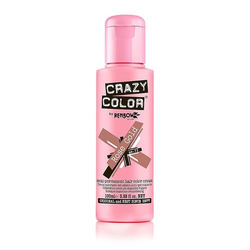 [CC002293 21374] TINTE SEMIPERMANENTE Nº73 ROSE GOLD 100ml - CRAZY COLOR