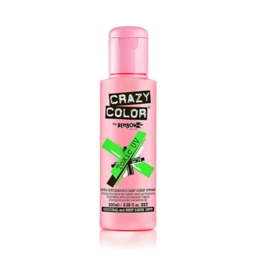 [CC002298 23637] TINTE SEMIPERMANENTE Nº79 TOXIC NEON 100ml - CRAZY COLOR