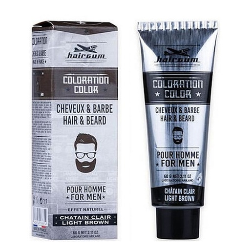 [C863051] TINTE BARBA/CABELLO Nº5.1 CASTAÑO CLARO - HAIRGUM