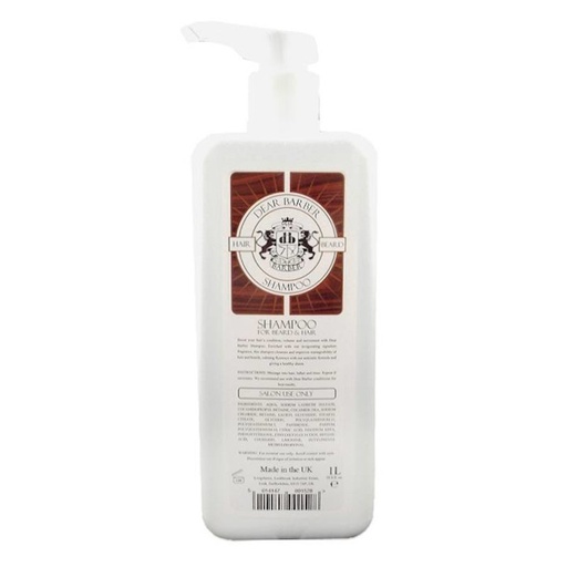 [DB00152] CHAMPÚ PARA CABELLO Y BARBA 1000 ml - DEAR BARBER