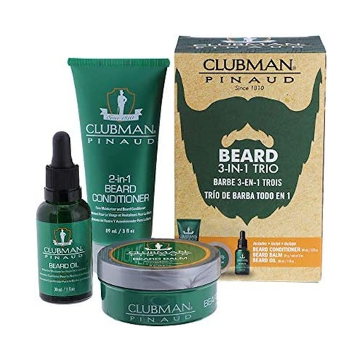 [27953] PACK BARBERO ACEITE+CERA+ACOND. - CLUBMAN PINAUD