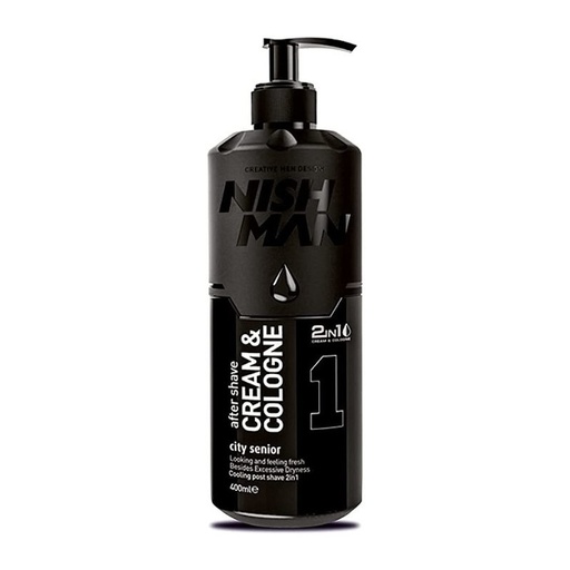 [NMN-108-01] AFTER SHAVE CREAM/COLOGNE CITY SENIOR 400ml - NISHMAN