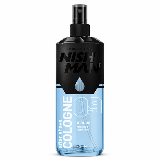 [NMN-109-09] AFTER SHAVE COLONIA 9 MARINE 400ml - NISHMAN